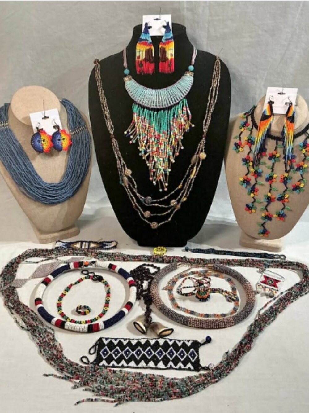 💎Curated Tribal Beaded Jewelry Collection | Indigenous Inspired Statement Lot